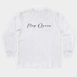 nap queen Kids Long Sleeve T-Shirt